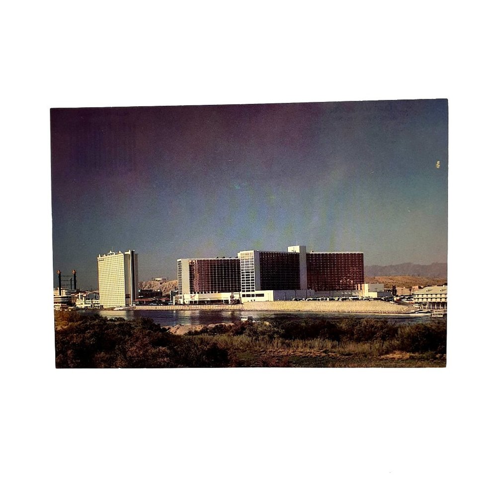 Vintage Postcard Flamingo Hotel Laughlin Nevada Casino Resort Day Photo Building